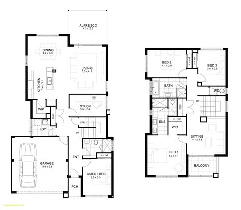 storey house floor plan  dimensions house   story house plans house floor plans