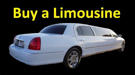 limo  sale  lincoln limousine buy  business youtube