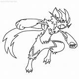 Pokemon Zeraora Toxtricity Xcolorings Amped Nickit 700px 57k sketch template
