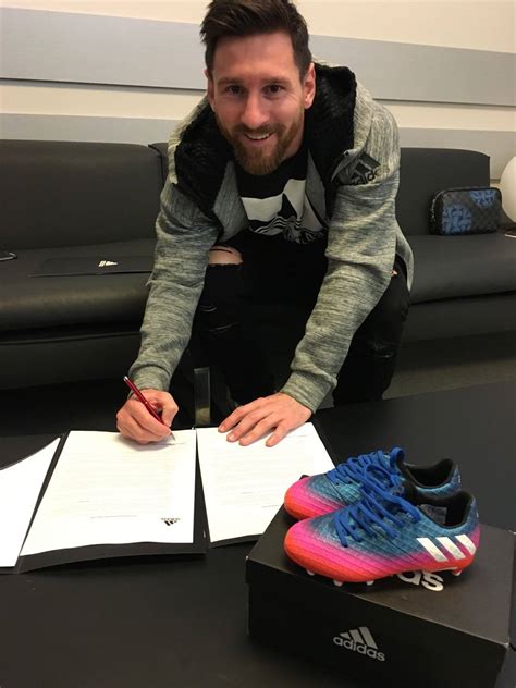 New Details Revealed Lionel Messi Signs Lifetime Adidas