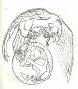Globe Anchor Eagle Drawing Wip Getdrawings sketch template