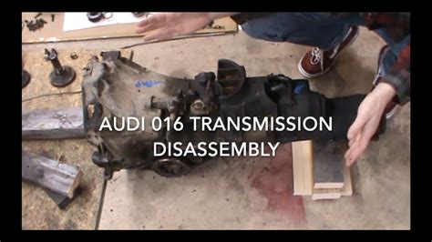 audi  quattro transmission disassembly youtube