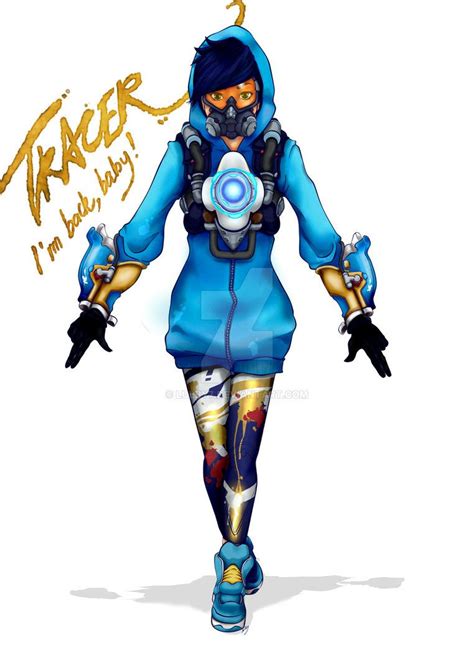 tracer graffiti by lulby7 overwatch pinterest