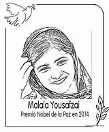 Nobel Malala Yousafzai Premios sketch template