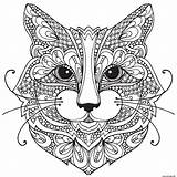 Mandala Visage Coloriage Difficile Dessin Imprimer sketch template