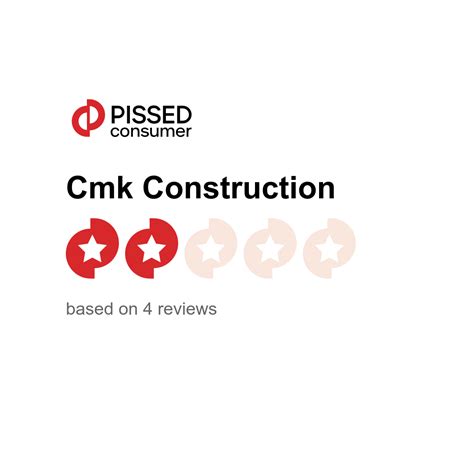 cmk construction reviews cmkconstructioninccom  pissedconsumer