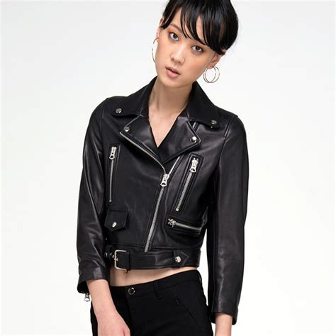 women jackets autumn 2018 new spring female coat slim short motorcycle