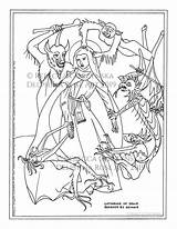 Siena Demons sketch template