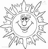 Coloring Pages Summer Sun Color Printable Holiday Kids Season Sheets Animated Happy Print sketch template