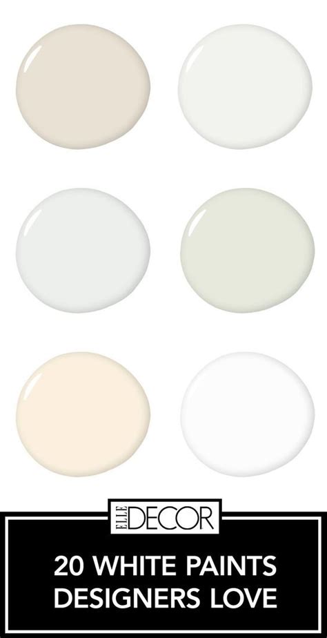 top designers      white paint colors