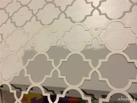 tips  tricks  painting  stencils refresh living