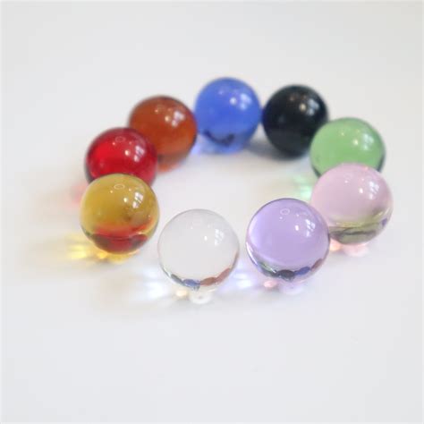 Small Colored Glass Balls Clear Solid Glass Ball Different Color
