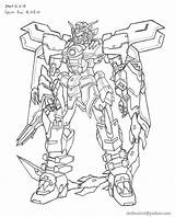Gundam Epyon Lineart Kai Deviantart sketch template