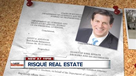 risque real estate agent accused of having sex in client homes