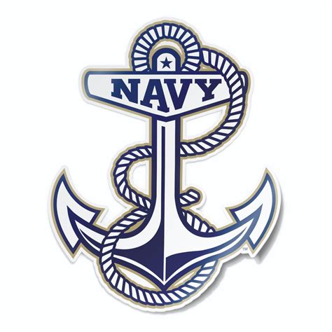 naval academy navy anchor logo car decal nudge printing