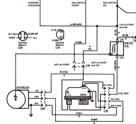 gm hei module wiring diagram  wiring