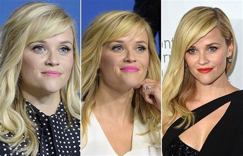 reese witherspoon wears three of the trendiest lipstick