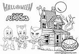 Pj Masks sketch template