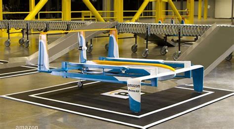 amazons  delivery drone material handling  logistics