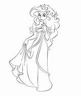 Princess Coloring Disney Cartoon Giselle Character Pages Drawing Characters Princesses Sheet Book Drawings Getdrawings Choose Board sketch template