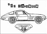 Coloring Pages Corvette Drawing Color Chevy Trucks Truck Getdrawings sketch template