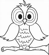 Coloring Pages Cute Owls Owl Comments sketch template