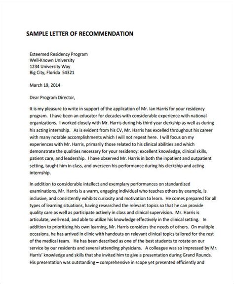 recommendation letter examples  samples    google