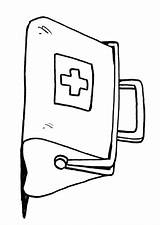 Bag Coloring Doctor Doctors Pages Edupics Medical Printable Choose Board sketch template