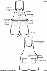 Drawing Overalls Technical Fashion Dungarees Flat Sketch Measurement Tech Pack Kids Template Ficha Sewing Flats Drawings Sketches Tecnica Shorts Men sketch template