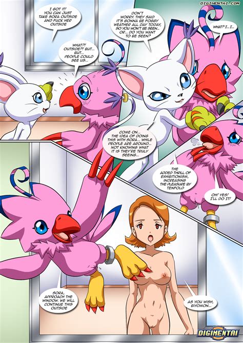 Rule 34 Biyomon Breasts Comic Digimon Female Gatomon