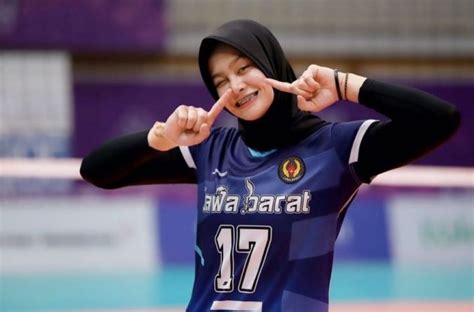 Atlet Cantik Wilda Siti Nurfadilah Pemain Voli Pertama Yang