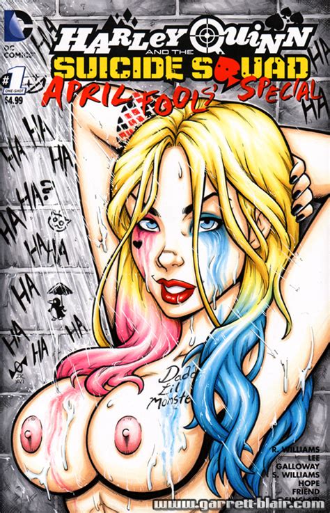 naughty shower harley quinn bust cover naughty hentai comicbook covers [ ongoing