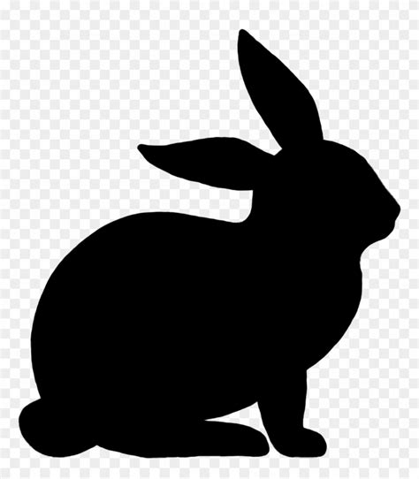 generous bunny stencil template images bunny silhouette