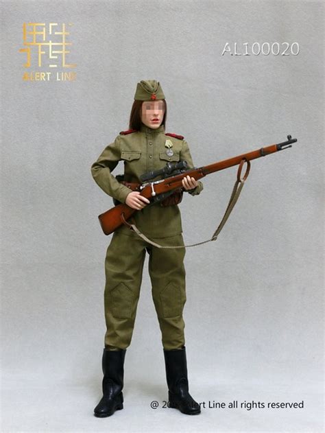 Wwii Soviet Female Sniper Uniform Set 1 6 Scale Wwii