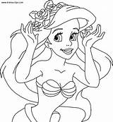 Mermaid Little Coloring Pages Kaylee Ariel Printables sketch template