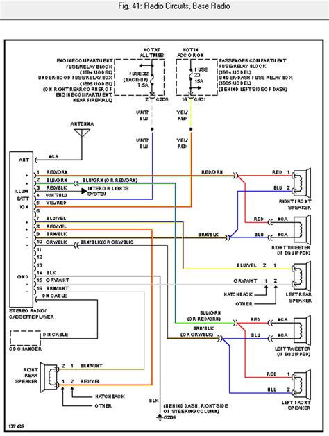 honda civic stereo wiring diagram chicise
