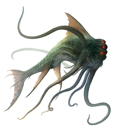 aboleth  damie   deviantart weird creatures fantasy monster