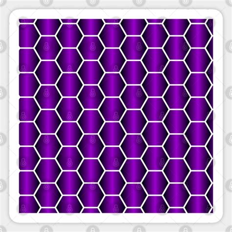 hexagon pattern hexagonal pattern sticker teepublic
