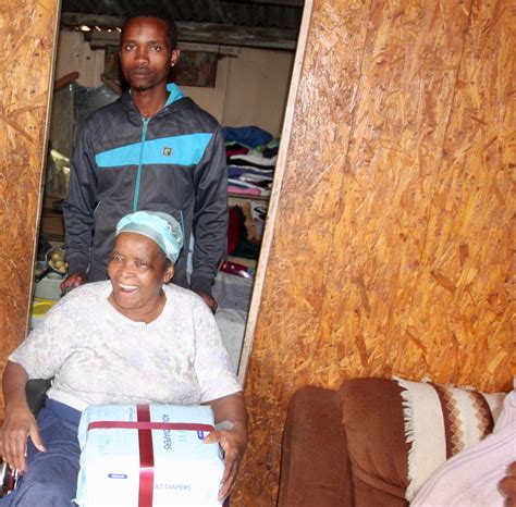 wheelchair for grandmother trapped in her shack groundup