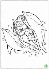 Aquaman Dinokids sketch template