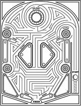 Dover Mazes Maze sketch template