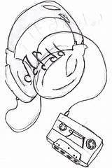 Headphones Getdrawings Beats Drawing sketch template