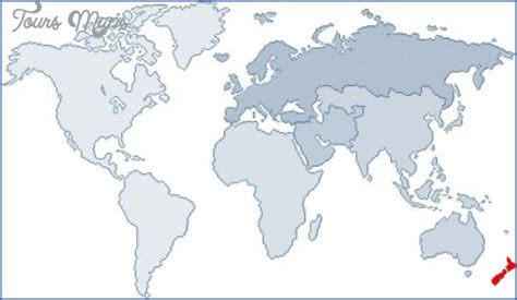 world map showing  zealand toursmapscom