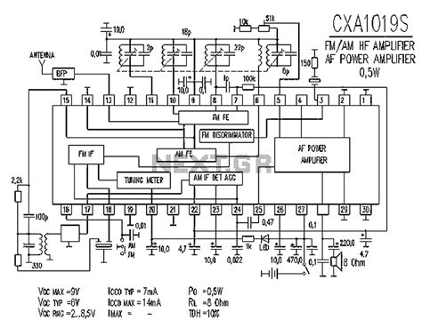 radio circuit diagram robhosking diagram