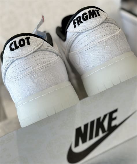 clot  fragment design  nike dunk  white yungplug sneaker store