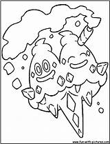 Pokemon Vanilluxe Coloring Pages Drawings Fun Choose Board Morningkids sketch template