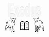 Coloring Exodus Sunday School Pages sketch template