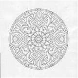 Mandala Mandalas Experts Coloring Pages Hellokids 20b sketch template
