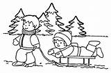 Coloring Winter Pages Christmas Coloringpages1001 sketch template
