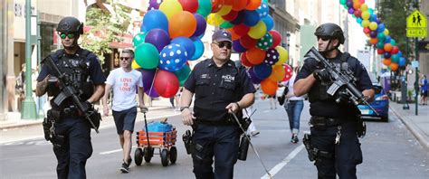 gay pride marches marked by celebration and mourning abc news